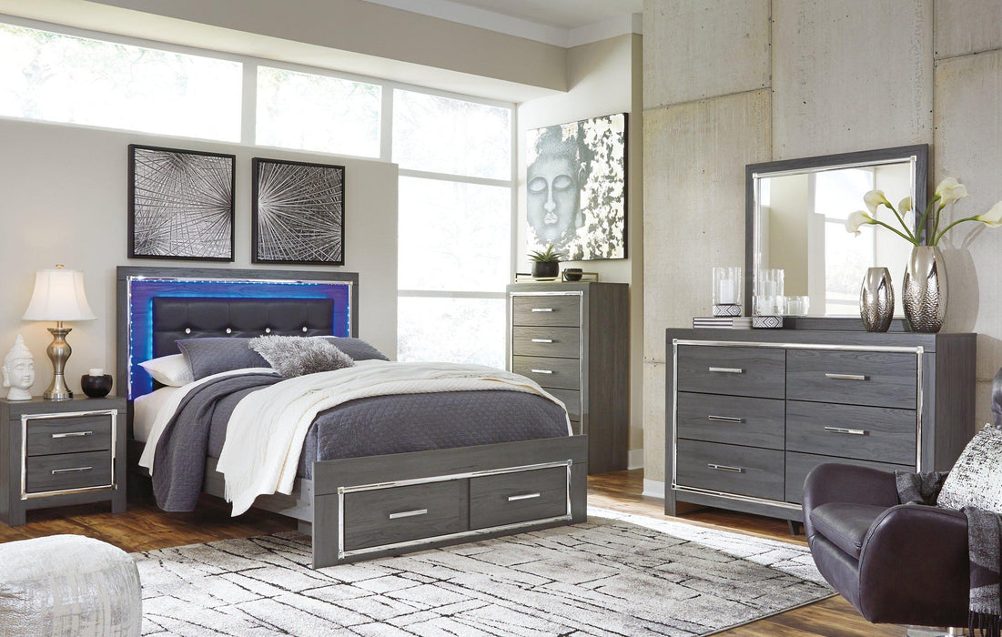 Lodanna Bed with 2 Storage Drawers