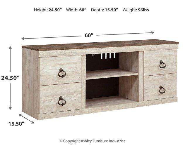 Willowton 3-Piece Entertainment Center with Electric Fireplace