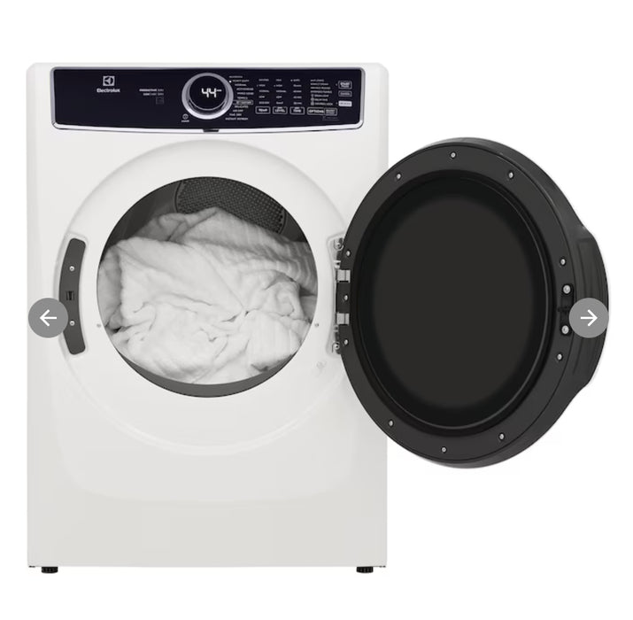 Electrolux Smartboost® Front-Load Washer & Gas Dryer Set in White