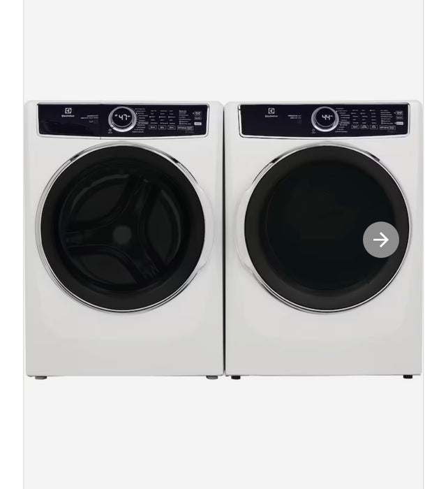 Electrolux Smartboost® Front-Load Washer & Gas Dryer Set in White