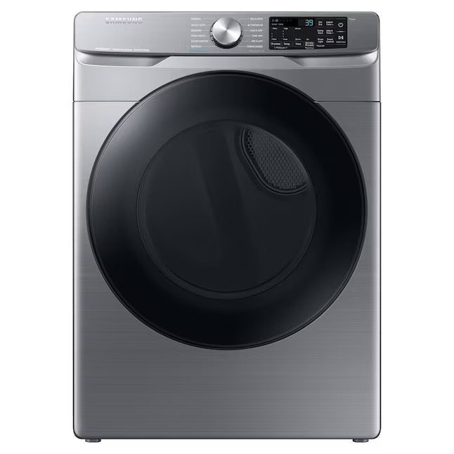 Samsung 7.5-cu ft Stackable Steam Cycle Smart Electric Dryer (Platinum)