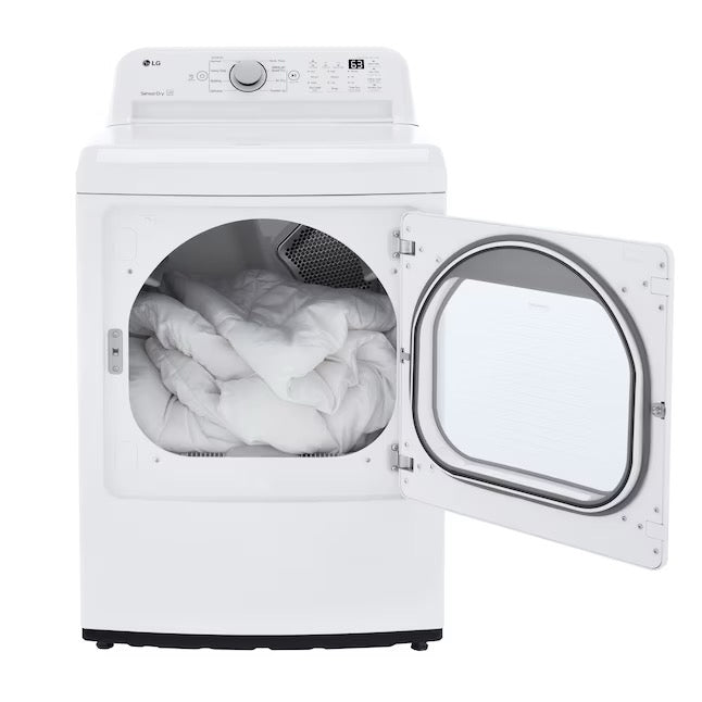 LG 7.3-cu ft Electric Dryer (White) ENERGY STAR