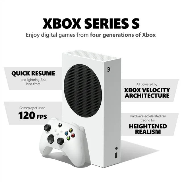 Xbox Series S Starter Bundle including 3 Months of Game Pass Ultimate